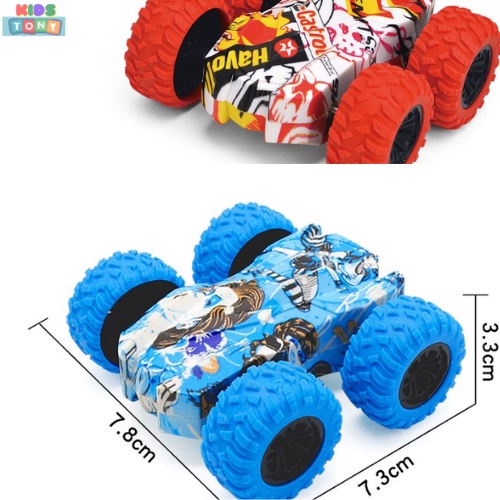 Xe ô tô đồ chơi chạy đà quán tính kép phiên bản mới cho bé nhiều màu sắc,dẫn động bốn bánh, bền bỉ, nhựa ABS an toàn