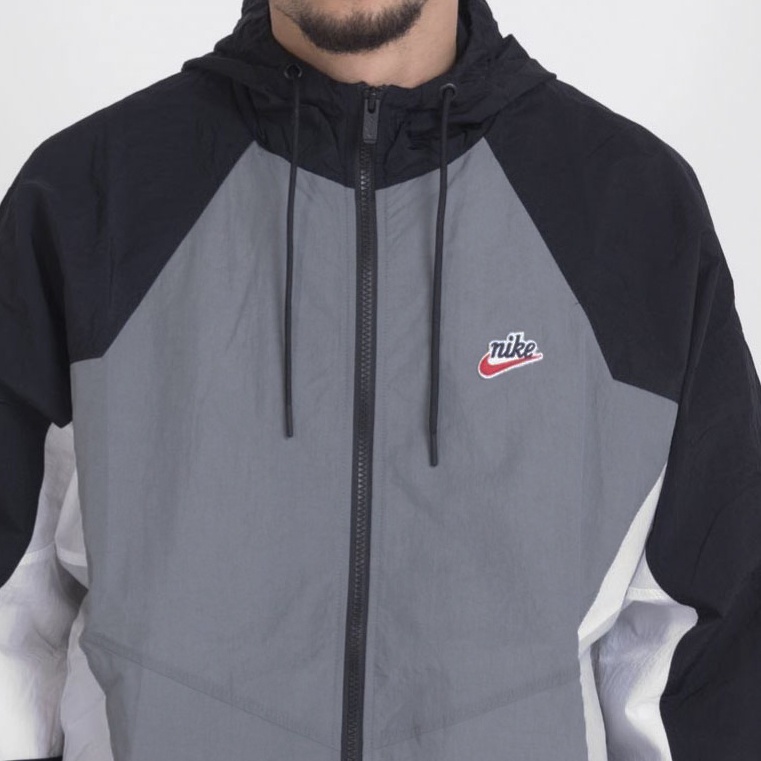 ÁO KHOÁC NIKE NSW HERITAGE WINDRUNNER  - GREY