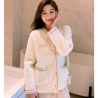 Áo len lông thỏ
