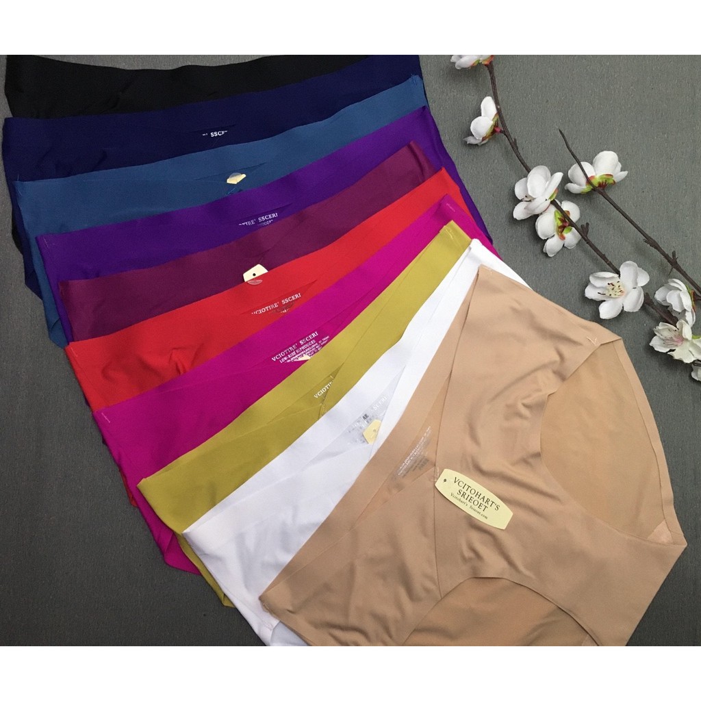 Quần lót cho mẹ bầu chất su đúc cạp chéo size&lt;65kg (set 10 cái)