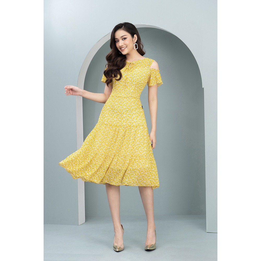 Váy Hoa Nhí Thiết Kế Nữ Dáng Xòe LUPERI LFV3209 Cho Bạn Nữ Đi Chơi Đi Dạo Phố