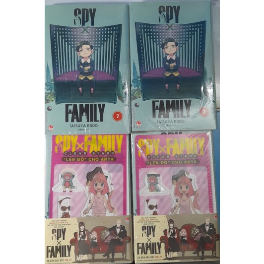 Spy x family tập 7 combo bản đặc biệt + bản thường