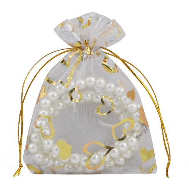 1 Túi lưới Organza dây rút đựng quà tặng