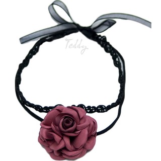 Vòng cổ, dây cổ choker hoa hồng lụa