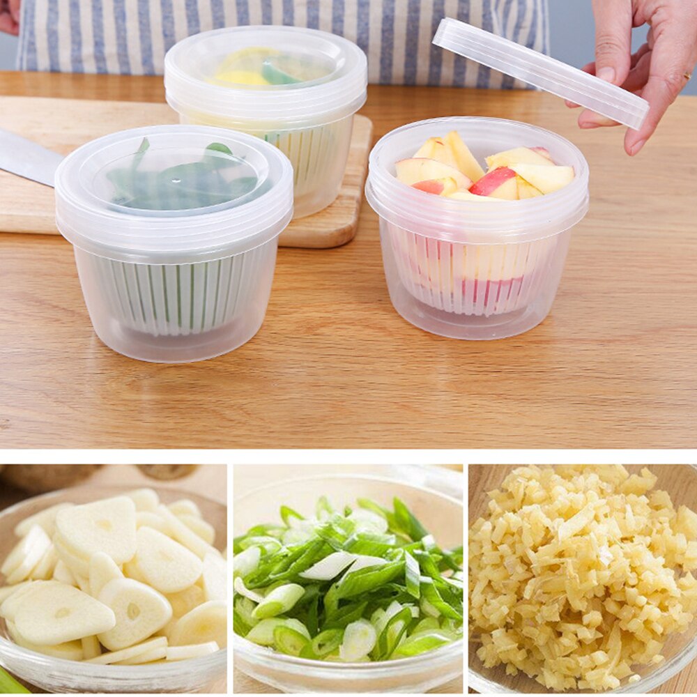 Hộp đựng bảo quản hành tỏi 2 trong 1 sáng tạo