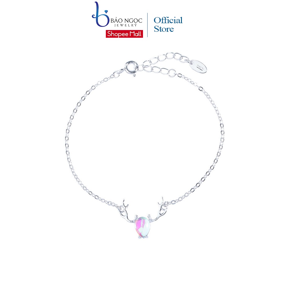 Lắc tay Bạc S925 Hươu Nhỏ Màu Mới Ánh Trăng Hàn Quốc Siêu Đẹp XB-L35 - Bảo Ngọc Jewelry