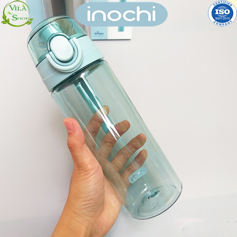 Bình Nước Thể Thao, Bình Nước Người Lớn Chịu Nhiệt 500ml - 620ml - 700ml, Bình Nước Cao Cấp Inochi An Toàn Không Mùi