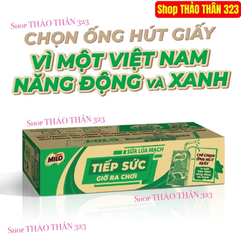 Sữa MILO LÚA MẠCH 115ml Thùng 48hộp