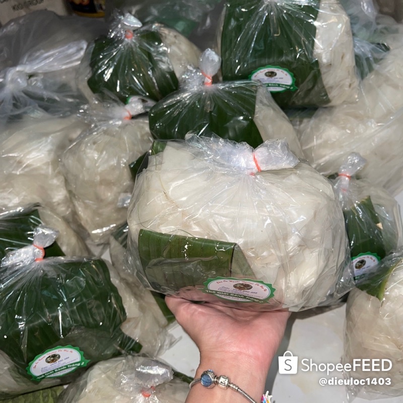 ( 3 món)0.5kg rìa phơi sương + 100gr muối nhuyễn + 100gr hành phi thơm ngon