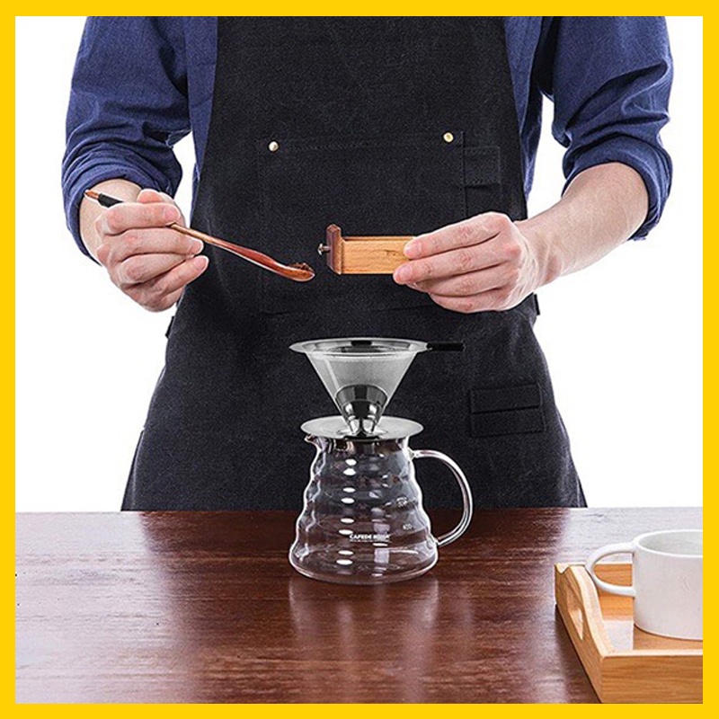 Phễu V60 Bằng Thép Hình Nón