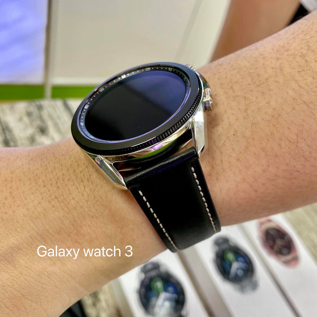 Đồng hồ Galaxy Watch 3 45mm GPS Viền thép dây da - SM-R840 chính hãng Samsung Việt Nam