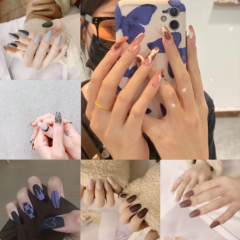 Set 24 móng tay giả xinh xắn sành điệu