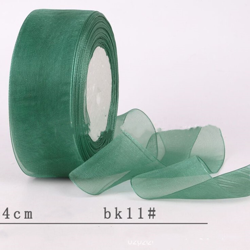 Cuộn Dây Ruy Băng Chiffon Nhiều Màu Sắc Kích Thước 45M 4cm 24 Phong Cách Dùng Để Gói Quà