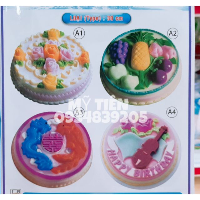 KHUÔN RAU CÂU 4D 30CM VĨNH TRƯỜNG