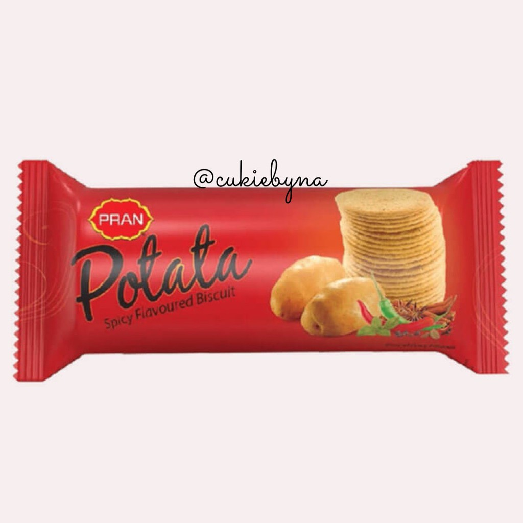 Bánh quy khoai tây vị cay POTATA Pran 100g