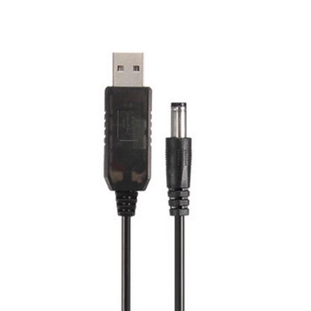 ✔️Cáp chuyển đổi điện áp từ cổng USB 5V sang 12V-1A lắp sạc dự phòng nguồn cho modem hay đèn Led gầm xe máy ô tô