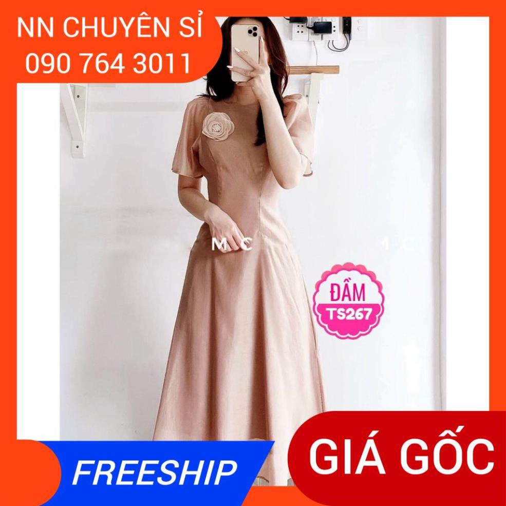 ĐẦM VOAN CÀI HOA SIÊU SANG CHẢNH (TS267) ❤100% ẢNH THẬT❤HÀNG ĐẸP