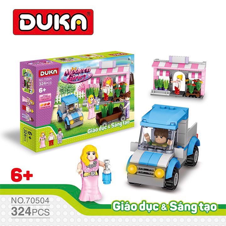 Đồ Chơi Duka: Ghép Hình - Những Cô Gái Hiện Đại 324 Chi Tiết (Z70504)