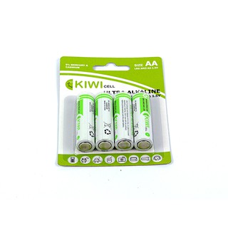 PIN TIỂU ALKALINE AA KIWI- VỈ 4 VIÊN