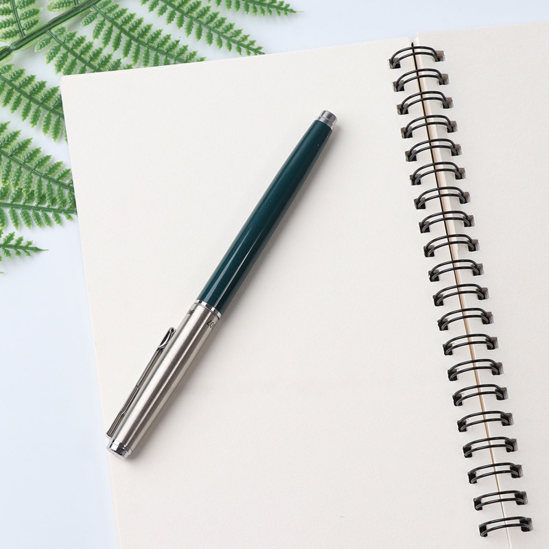 Bút Máy Nắp Inox Màu Đen Hero 329 Chất Lượng