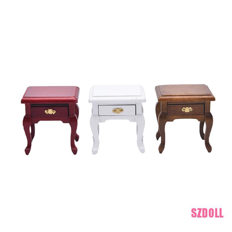 Mô Hình Tủ Đồ Nội Thất Phòng Ngủ Búp Bê SZDOLL6 Bằng Gỗ