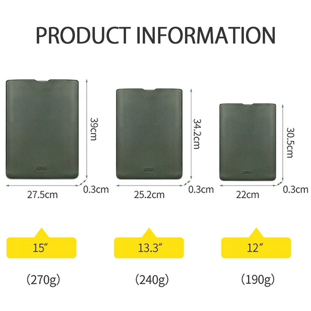 Túi đựng laptop nhiều màu sắc chống nước chống bụi phù hợp cho 13 inch