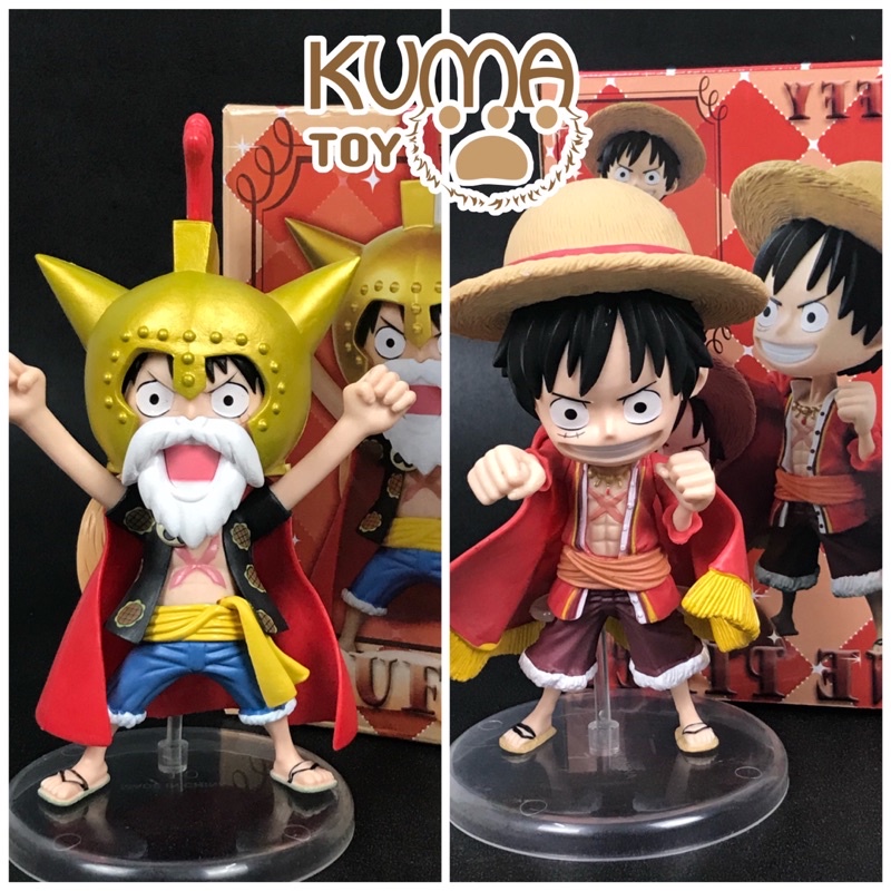 Mô hình One Piece Luffy Mũ Rơm và Mũ sắt