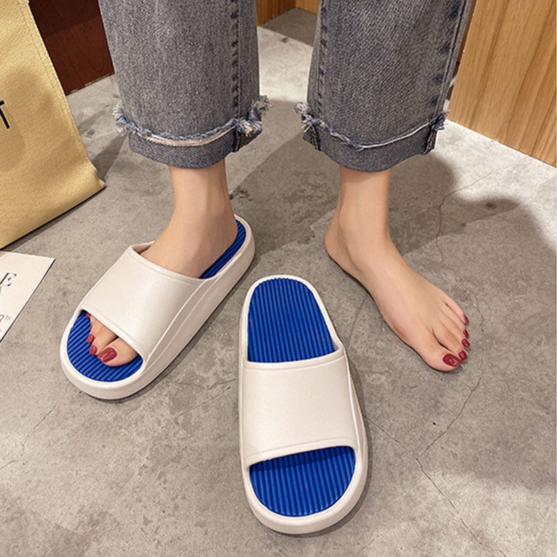 Dép QIAOYILUO đế dày 3 màu tùy chọn cho nam và nữ