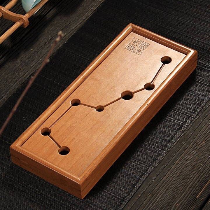 khay trà thất tinh-KHAY TRÀ TRE CÓ HỨNG NƯỚC