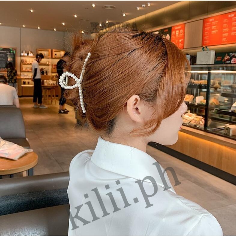 Kilii Kẹp Tóc Đính Ngọc Trai Phong Cách Hàn Quốc Cho Nữ