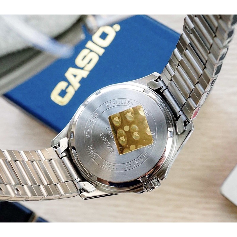Đồng hồ nam dây kim loại Casio chính hãng Anh Khuê MTP-1384D-2AVDF