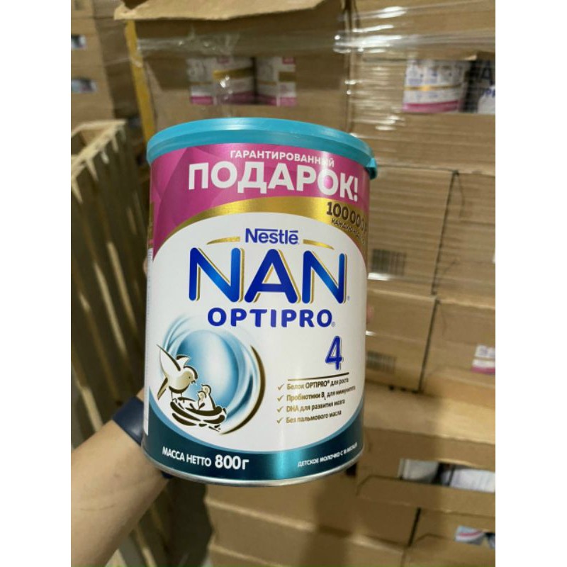 [ Date T8/2022] Sữa NAN Nga 800g số 4