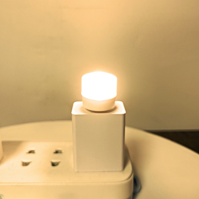 Đèn ngủ led USB Tròn bỏ túi tiện dụng