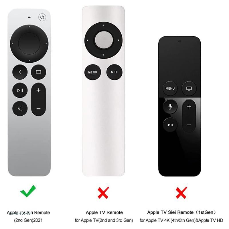 Vỏ Bọc Điều Khiển Từ Xa Bằng Silicon Mềm Chống Trượt Chống Sốc Cho Apple Tv 4k Siri