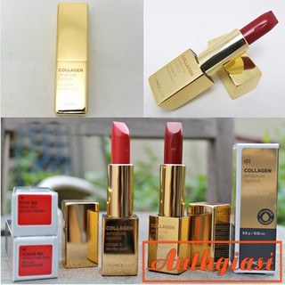 Son thỏi nhiều dưỡng The Face Shop Collagen Ampoule Lipstick TFS cho môi khô