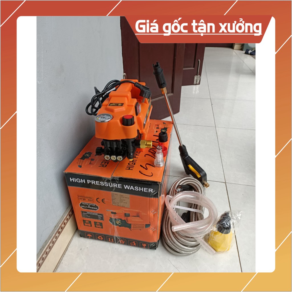 Chính hãng Máy rửa xe boss 3500W chỉnh áp lực - Máy rửa xe boss