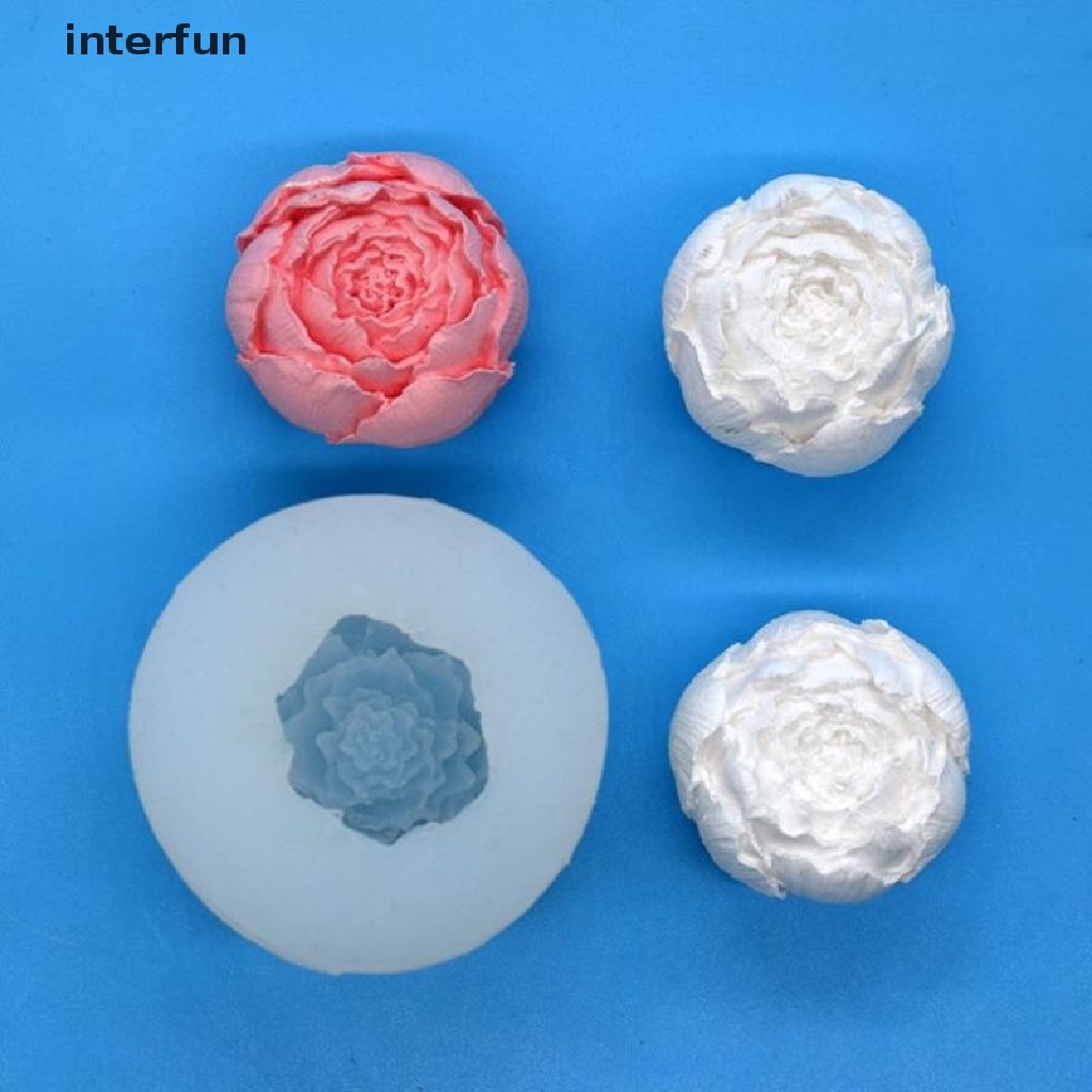 Khuôn Làm Bánh Chất Liệu Silicone Tự Làm Hình Hoa Hồng 3D