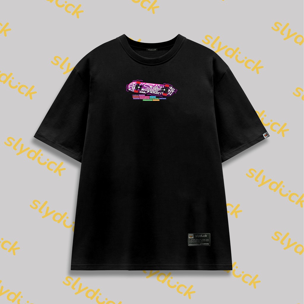 Áo phông Unisex Local Brand - Slyduck.vn On Skateboard T-Shirt áo thun cotton 100% nam nữ form rộng oversize