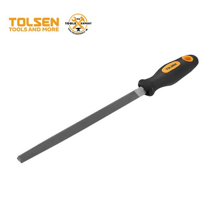 DŨA THÉP TAM GIÁC 200MM,8'' TOLSEN 32013 - Hàng xuất khẩu Châu Âu dienmayvn