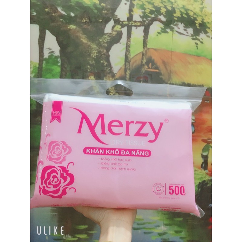 khăn vải khô đa năng merzy 500g