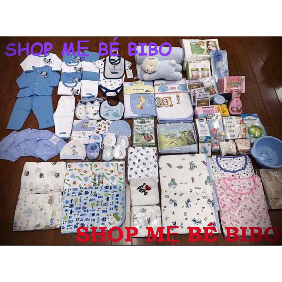 SET ĐỒ SƠ SINH TRỌN GÓI SET CAO CẤP ( SET CHO BÉ TRAI )
