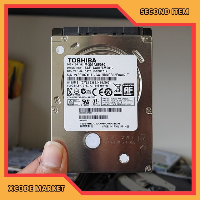 Ổ Cứng Toshiba 500gb 512gb 5400rpm 2.5 Sata Siêu Mỏng Cho Máy Tính / Ps3 | BigBuy360 - bigbuy360.vn