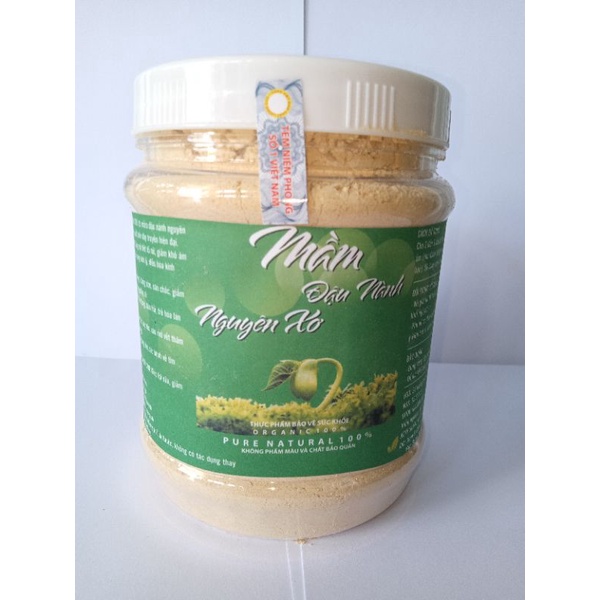 450gr bột mầm đậu nành tăng vòng 1 có giấy chứng nhận ATTP