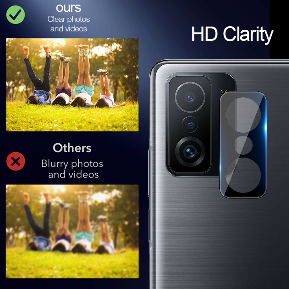 2 Kính Cường Lực 3D Bảo Vệ Camera Cho Xiaomi Mi 11T Pro Mi 11TPro T11 11 T Mi11T Pro