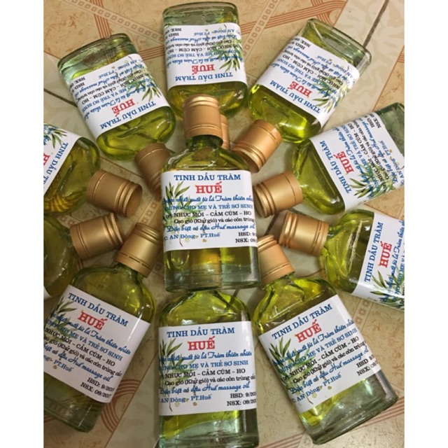 Follow 1 chai Tinh dầu tràm Huế chai tròn 100ml. Niềm tin của mọi gđ