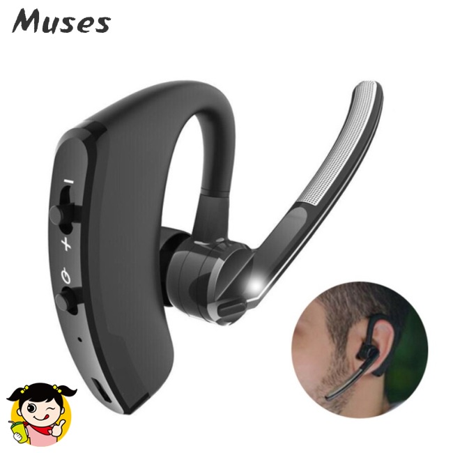 Tai Nghe Không Dây V8 Phong Cách Doanh Nhân Giảm Tiếng Ồn Kèm Mic Tiện Dụng