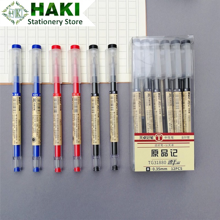 Bút gel mực nước Muji, bút mực HAKI đi nét ngòi 0.5mm 0.35mm nhiều màu dễ thương B50 | BigBuy360 - bigbuy360.vn