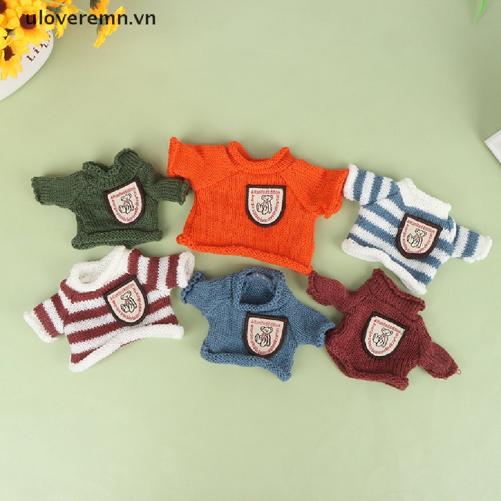 Bộ Quần Áo Sweater Dễ Thương Cho Búp Bê 20cm