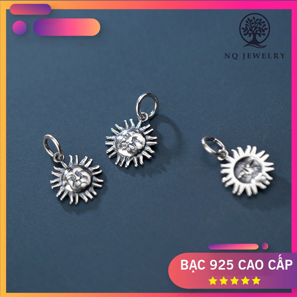 Charm S925 hình mặt trời treo