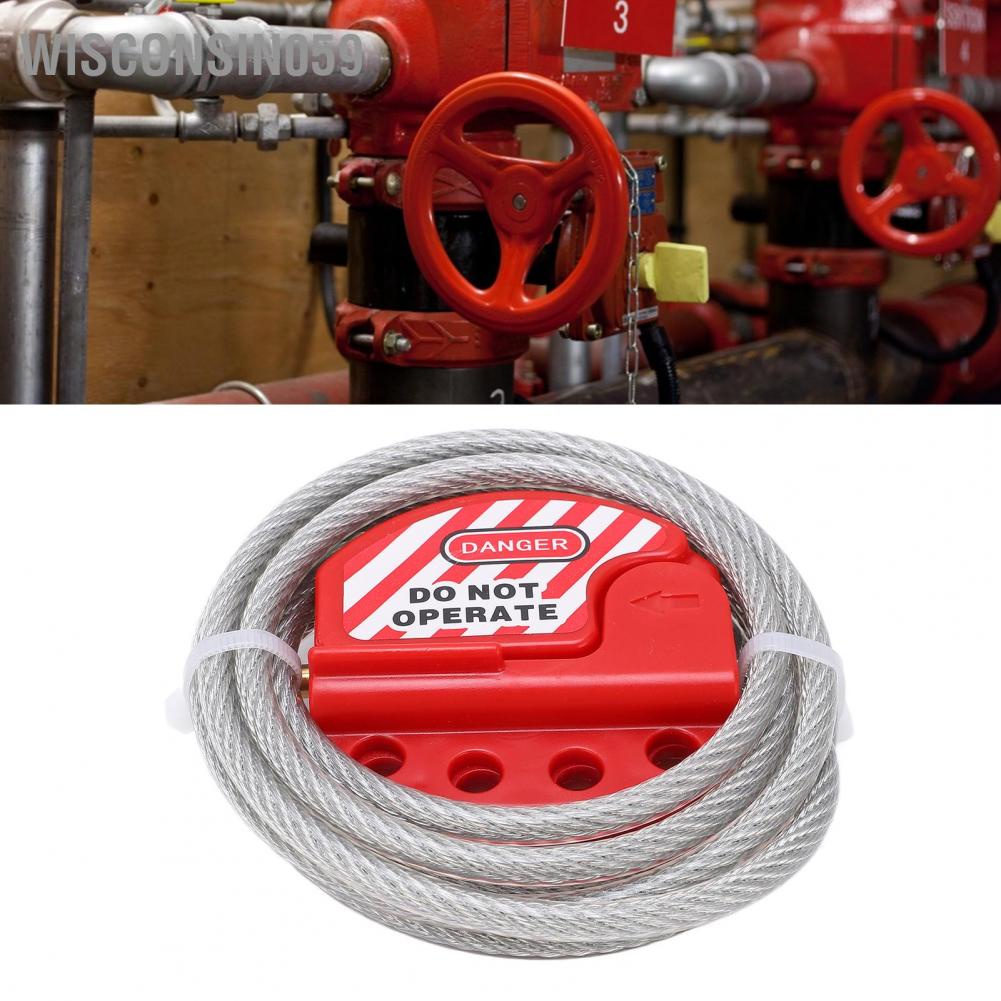 Dây cáp khóa 4 lỗ chịu nhiệt độ cao an toàn tiện lợi
